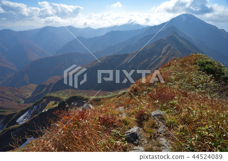 從Echigo Komagatake Suwadaira到Nakanotake的Sakai Corridor觀賞山脊 44524089