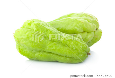 chayote isolated on white background chayote isolated on white background 44525690