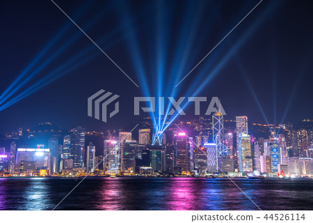 香港夜景幻彩詠香江 44526114