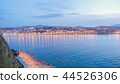 Sunset view of San Sebastian Bay of Biscay 44526306