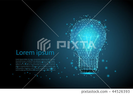 Polygonal light bulb Polygonal light bulb 44526393