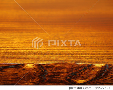 木紋Keyaki木材背景材料 44527497