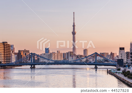 早上清水橋和天空樹 44527828