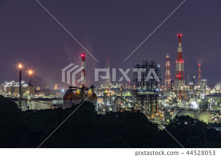 岡山,水島,工業區(夜) 岡山,水島,工業區(夜) 44528053