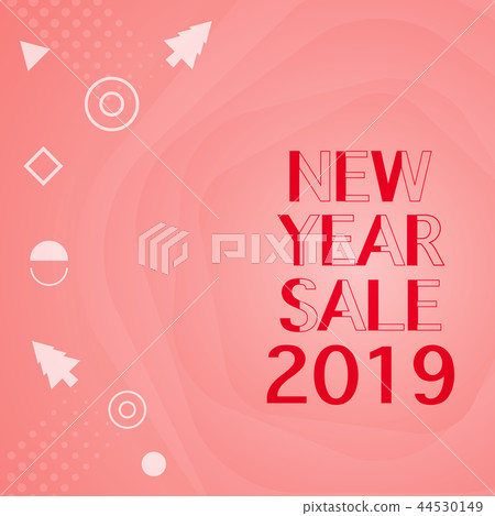 New year sale 2019 created banner 44530149