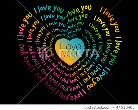 I love you heart, Valentine's Day I love you heart, Valentine's Day 44530405