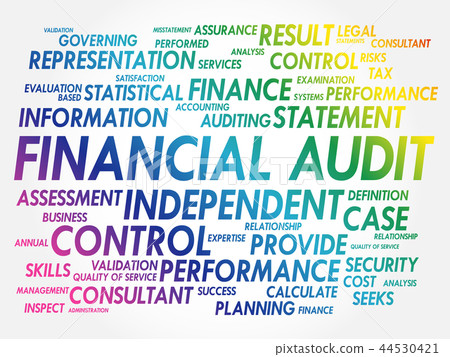 Financial Audit word cloud collage Financial Audit word cloud collage 44530421