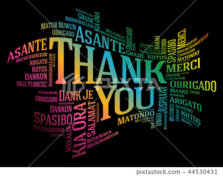 Thank You Word Cloud background Thank You Word Cloud background 44530431