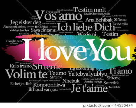 love words "I love you" in all languages 44530474