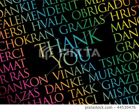Thank You Word Cloud concept 44530476
