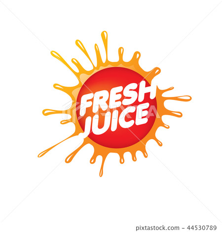 Logo for fresh juice. Vector illustration on white background. Logo for fresh juice. Vector illustration on white background. 44530789