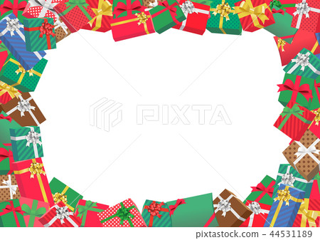 Christmas present frame - Stock Illustration [44531189] - PIXTA