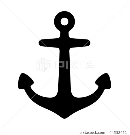 Anchor vector icon logo boat pirate maritime helm Anchor vector icon logo boat pirate maritime helm 44532451