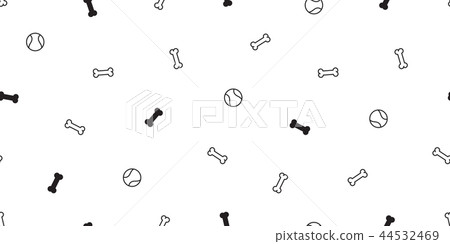 dog bone Seamless pattern vector french bulldog 44532469