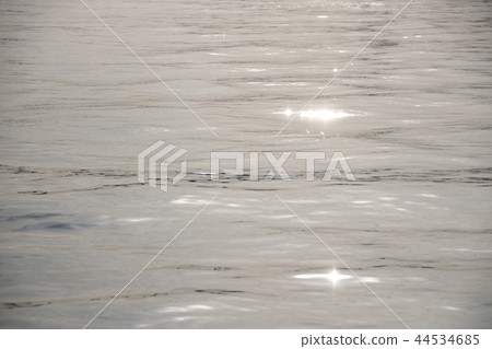 Shining sea surface reflecting the morning sun Shining sea surface reflecting the morning sun 44534685