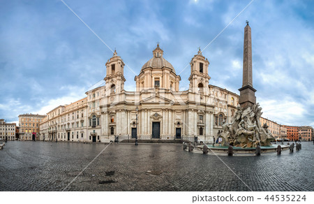 Piazza Navona square in Rome, Italy 44535224