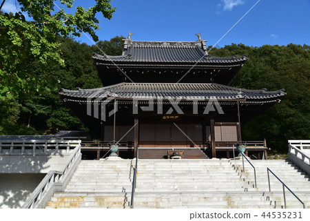 岡山縣岡山市北區西條稻荷今本大東和秋天的藍天 44535231