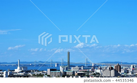 Gold Tower and Seto Ohashi 1 Gold Tower and Seto Ohashi 1 44535346