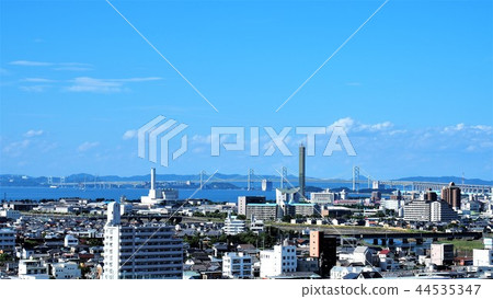 Gold Tower and Seto Ohashi 2 Gold Tower and Seto Ohashi 2 44535347