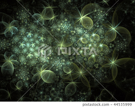 Sparkle effect computer generated fractal abstract 44535999