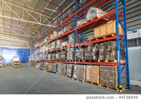 Storage warehouse concept for background Storage warehouse concept for background 44536049