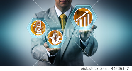 Executive Projecting Future Growth Of Biofuels Executive Projecting Future Growth Of Biofuels 44536337