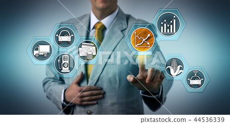 Manager Monitoring Fuel Efficiency Of Biofuels 44536339