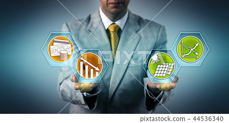 Executive Evaluating Efficiency Of Photovoltaics Executive Evaluating Efficiency Of Photovoltaics 44536340