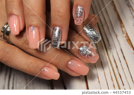 Steep and very stylish design of manicure Steep and very stylish design of manicure 44537453