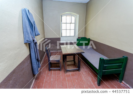 Single cell in the Old prison at the ancient Single cell in the Old prison at the ancient 44537751