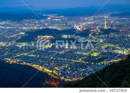 night view from aspan park of daegu, south korea 44537950
