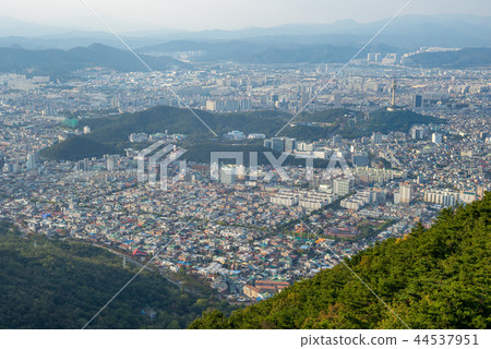 aerial view from aspan park of daegu, south korea 44537951