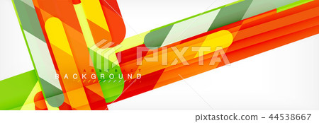 Abstract colorful lines, modern geometric background design 44538667