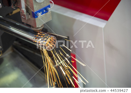The CNC fiber laser cutting machine. 44539427