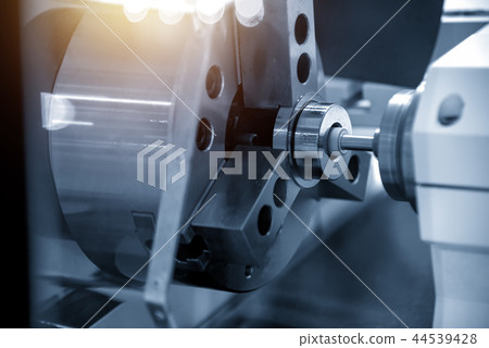The CNC  grinder machine. 44539428