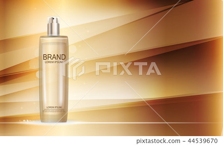 Design Cosmetics Product  Template for Ads or Magazine Background. 3D Realistic Vector Iillustration 44539670