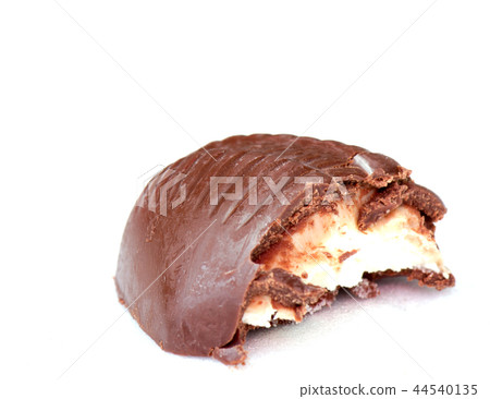 chocolate candy isolated on white background.  44540135