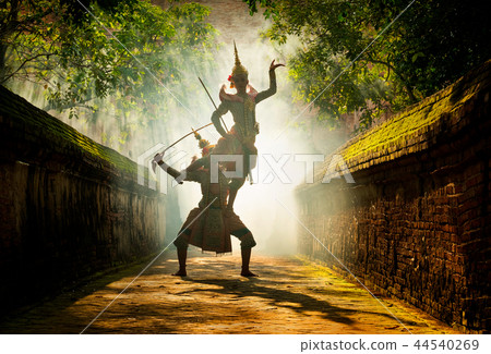 Art culture Thailand Dancing in masked khon 44540269