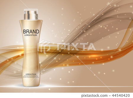 Design Cosmetics Product Template for Ads or Magazine Background. 3D Realistic Vector Iillustration Design Cosmetics Product Template for Ads or Magazine Background. 3D Realistic Vector Iillustration 44540420
