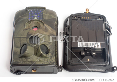 Camera trap with infrared light  motion detector 44540802