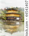 Watercolor painting of Kinkakuji, autumn leaves in Kyoto, Japan Watercolor painting of Kinkakuji, autumn leaves in Kyoto, Japan 44541407