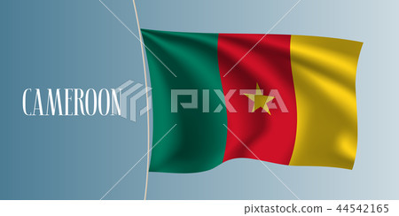 Cameroon waving flag vector illustration Cameroon waving flag vector illustration 44542165