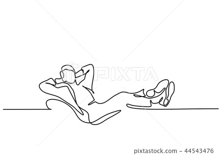 Young man relaxing and in chair sitting Young man relaxing and in chair sitting 44543476