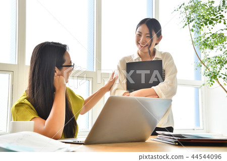 Two women in office Two women in office 44544096