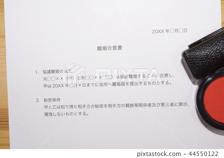 離婚協議（保留信心） 44550122