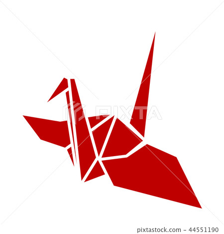 Vector Vine Origami New Year Icon 44551190