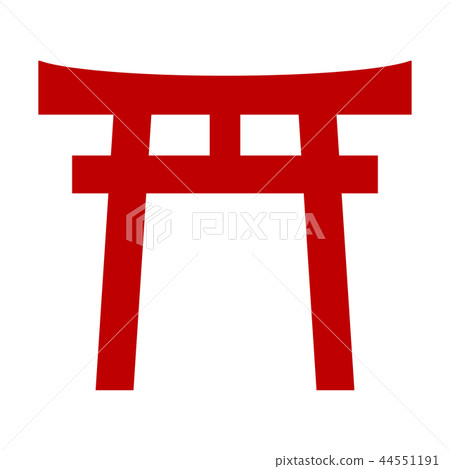 矢量牌坊新年圖標 44551191