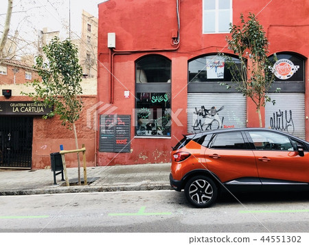 歐洲，西方，西班牙，旅行，汽車，街，風景 44551302