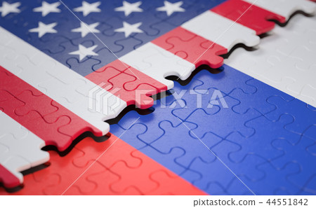 United States And Russia Flag Puzzle 44551842