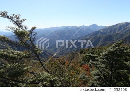 從Nikko-Shigantsukiyama天文台看到Ashio的方向 從Nikko-Shigantsukiyama天文台看到Ashio的方向 44552308
